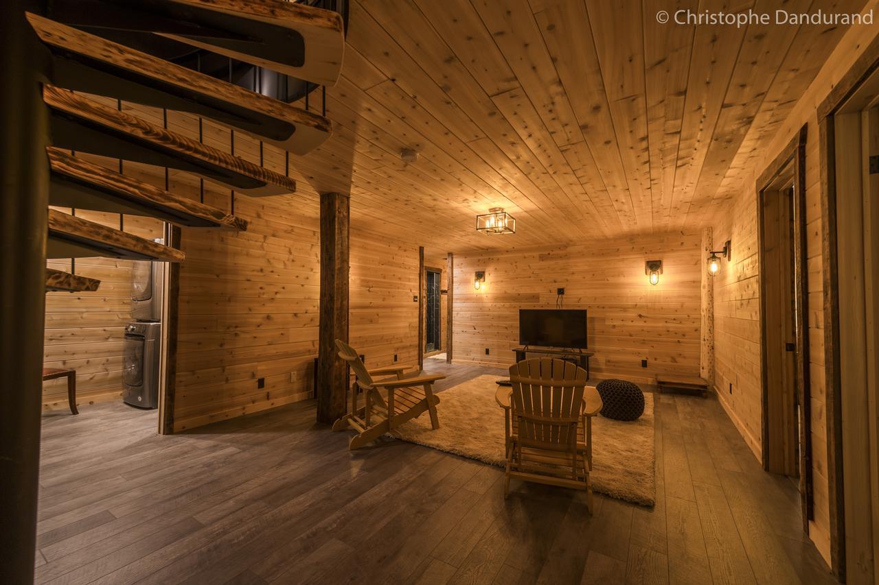 Chalet Tao Par Les Chalets Spa Canada Ла-Мальбе Экстерьер фото